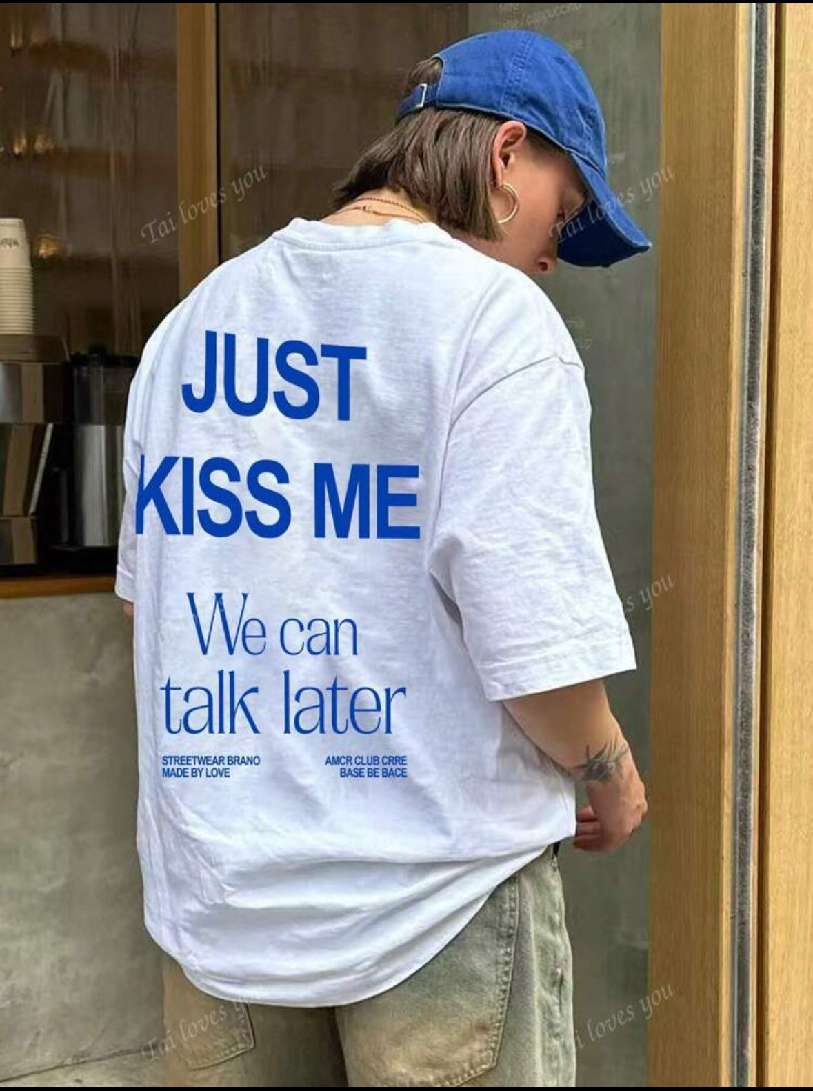 Tshirt Just kiss me