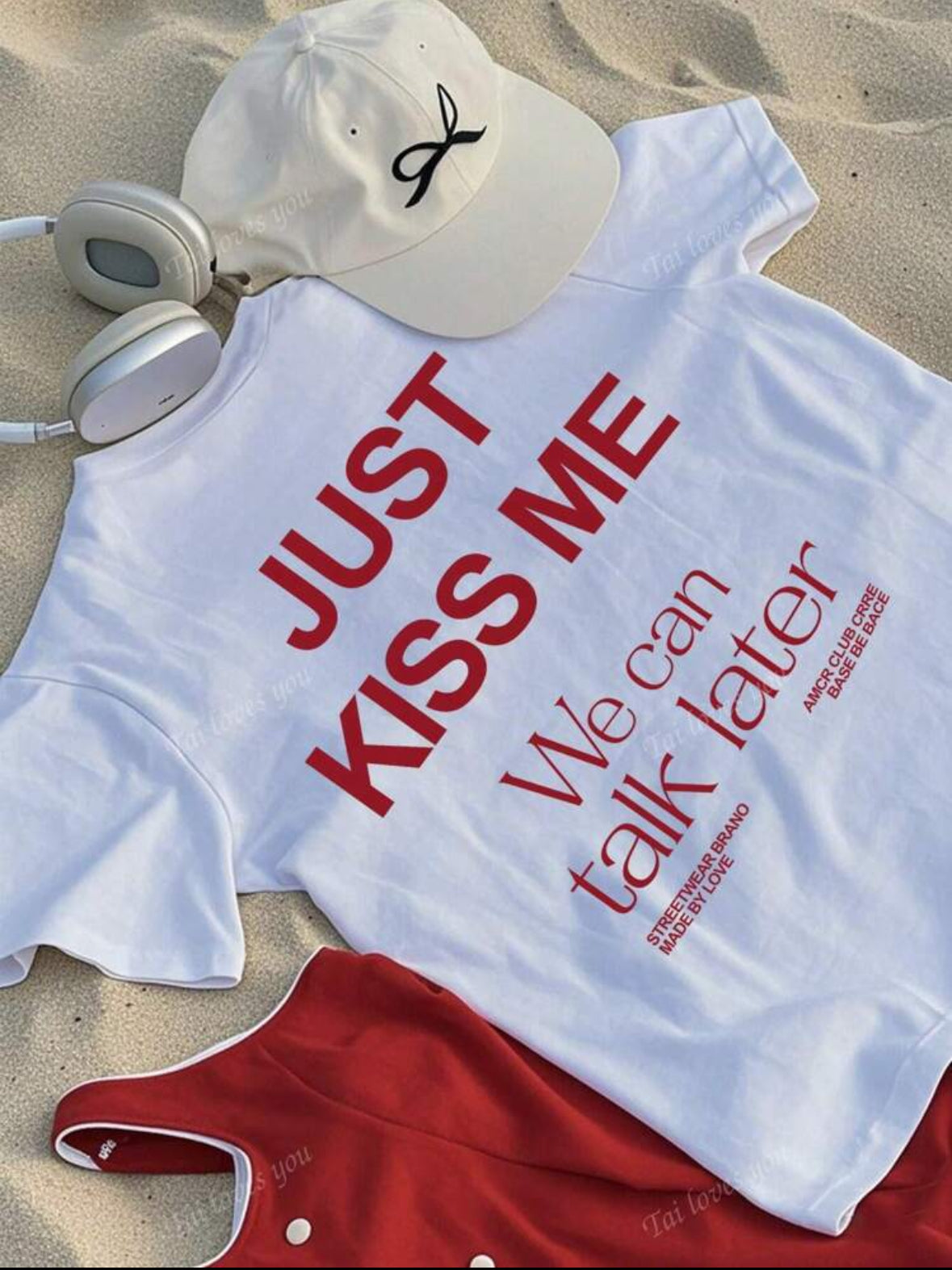 Tshirt Just kiss me