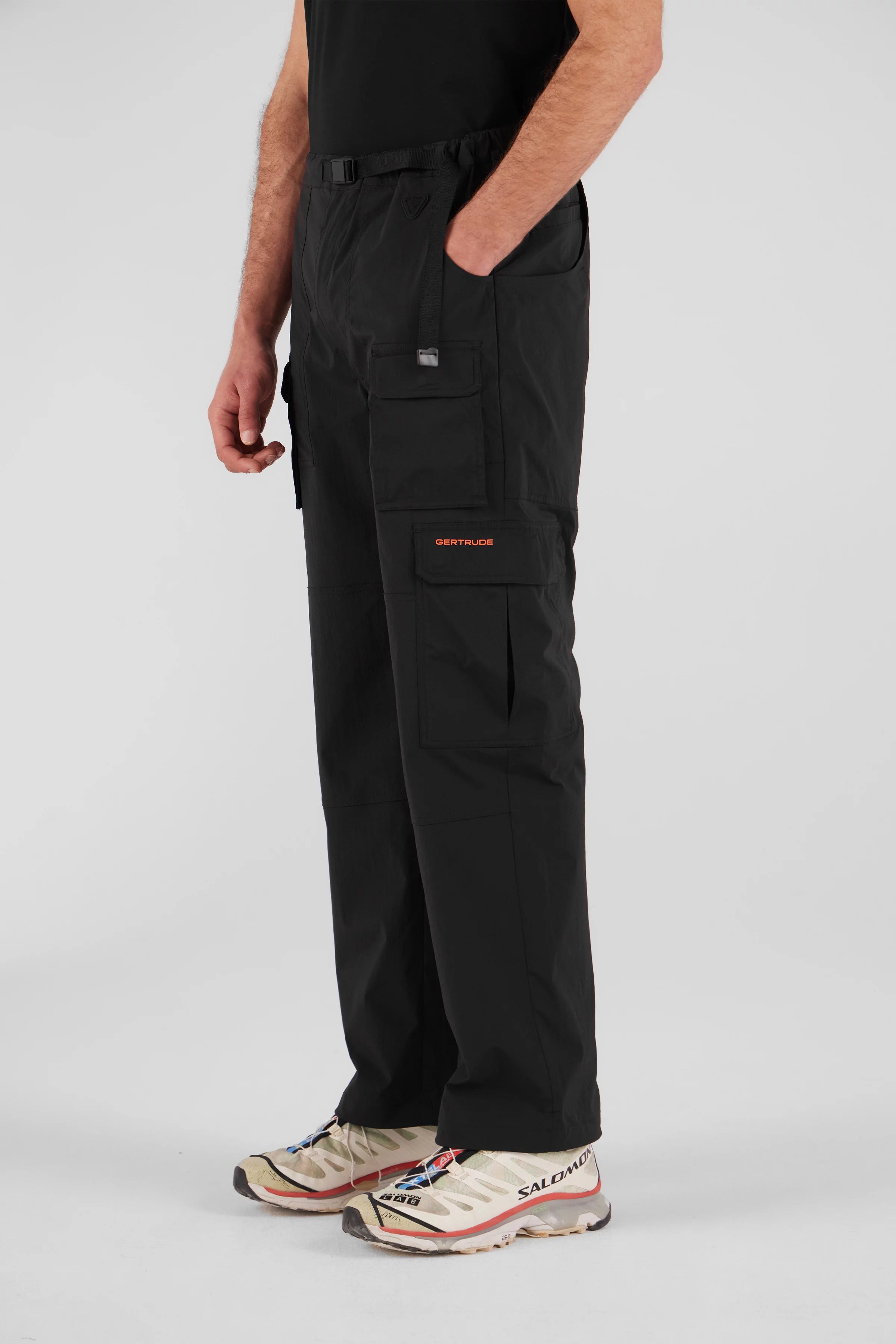 PANTALON MULTI-POCHES AVEC CEINTURE GERTRUDE NATHAEL