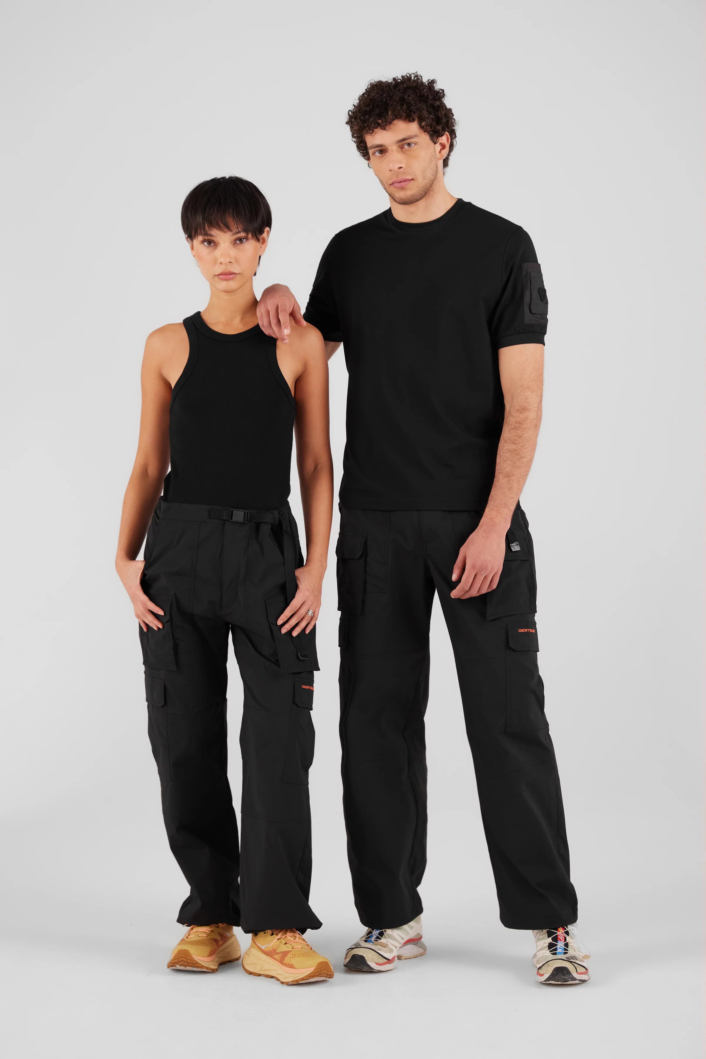 PANTALON MULTI-POCHES AVEC CEINTURE GERTRUDE NATHAEL